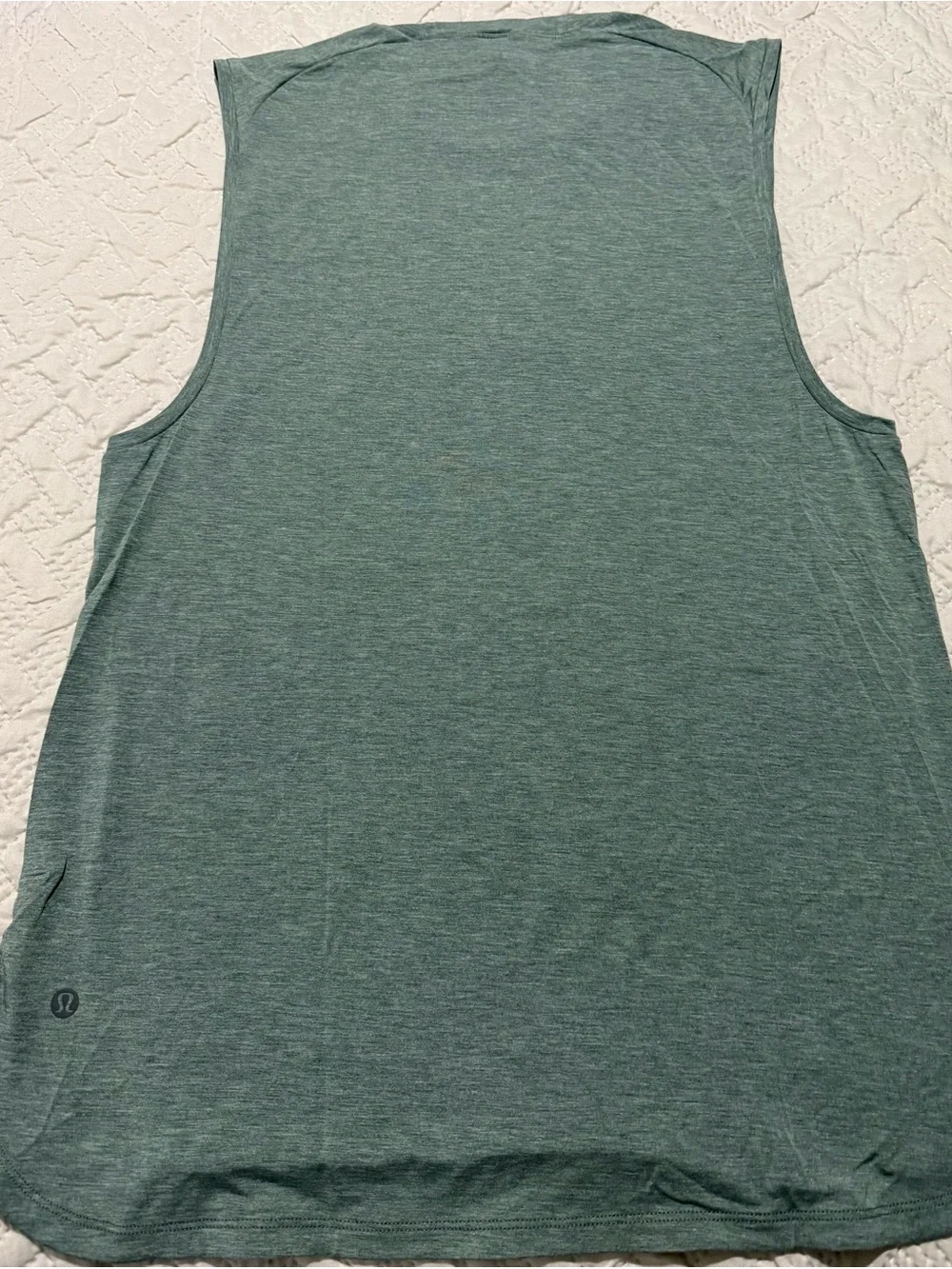 lululemon athletica Men's Heathered Sage Green Tank Top